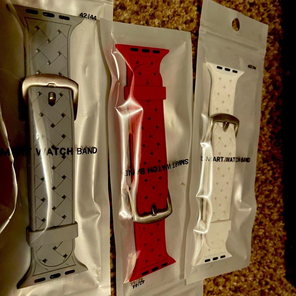 Set of 3 brand new Apple Watch bands.